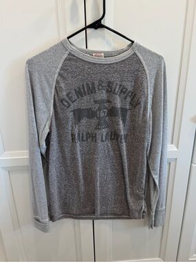 Denim & Supply Ralph Lauren Gray long sleeve shirt